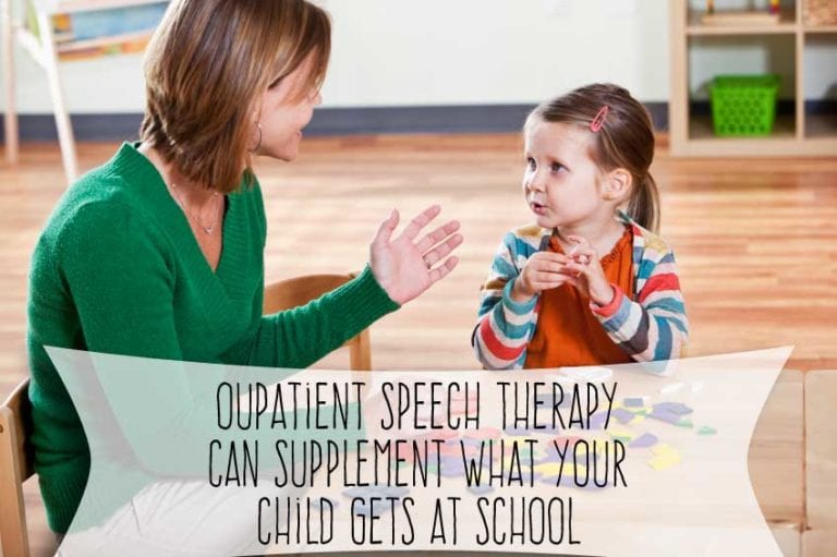 Outpatient Speech Therapy Can Supplement What Your Child Gets at School ...